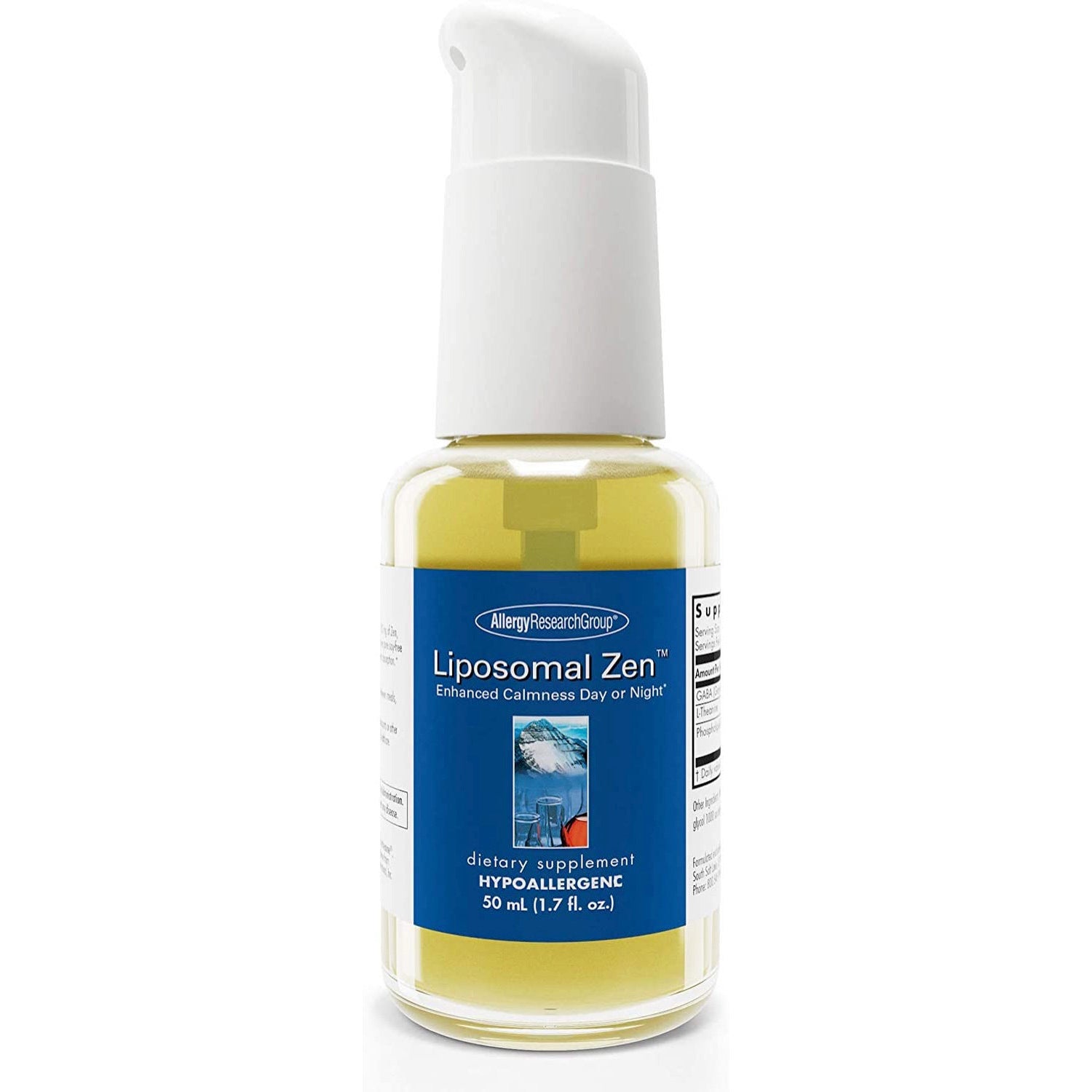 Allergy Research Group, Liposomal Zen Enhanced Calmness Day or Night, 1.7 Fl Oz UPC 713947768109 | HiLife Vitamins
