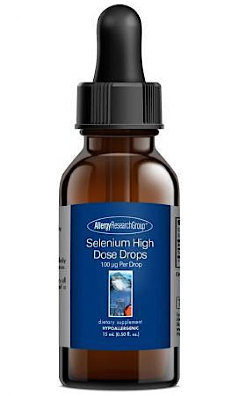 Allergy Research Group, Selenium High Dose Drops 100 mcg Per Drop, 300 Drops - 713947773806 | Hilife Vitamins