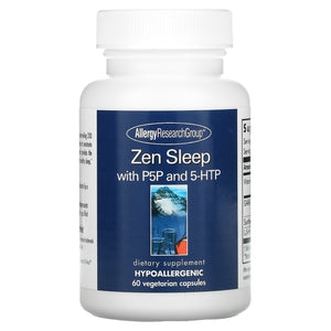 Allergy Research Group, Zen Sleep with P5P and 5-HTP, 60 Vegetarian Capsules - 713947773608 | Hilife Vitamins