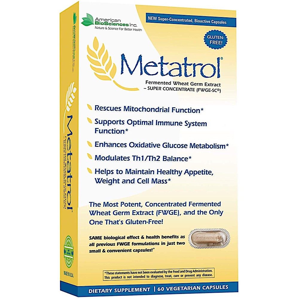 American Biosciences, Metatrol, 60 Vegetarian Capsules UPC 678226000014 | HiLife Vitamins
