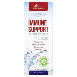 American Biotech Labs, Silver Biotics, Daily Liquid Immune Support, 16 fl oz - 831060001160 | Hilife Vitamins