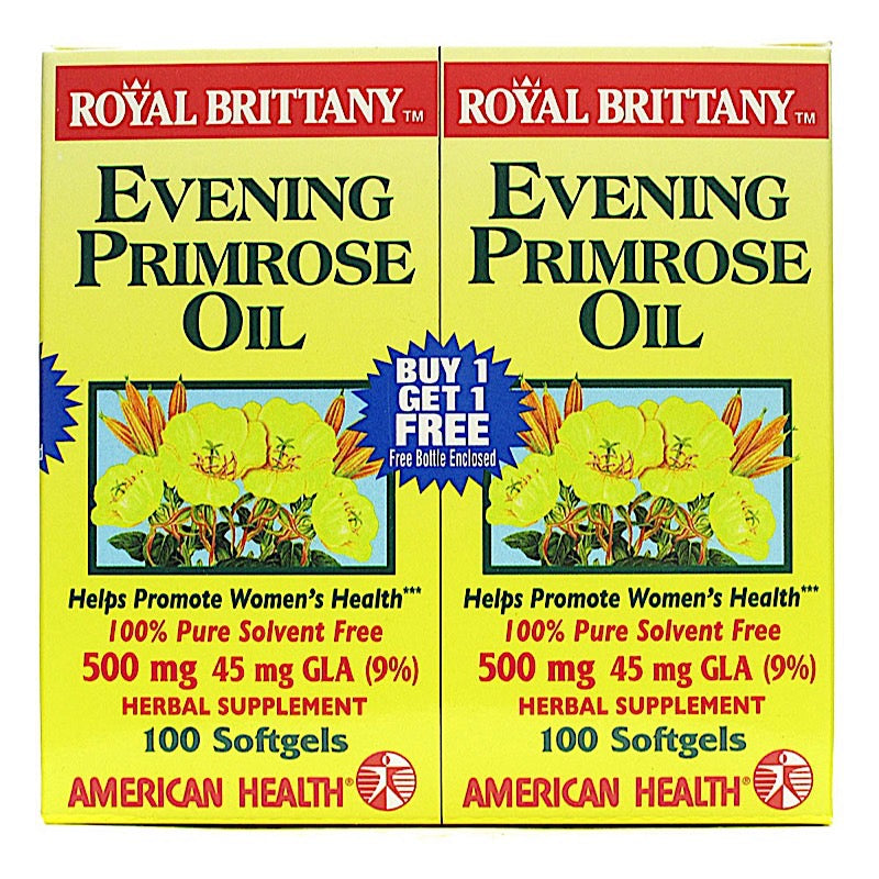 American Health, Royal Brittany Epo 500 mg 100 +100 Bogo, 1 Softgels - 076630036320 | Hilife Vitamins