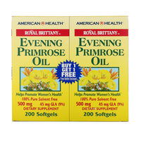 American Health, Royal Brittany EPO 500mg 200+ 200 BOGO, 1 Softgels UPC 076630036344 | HiLife Vitamins