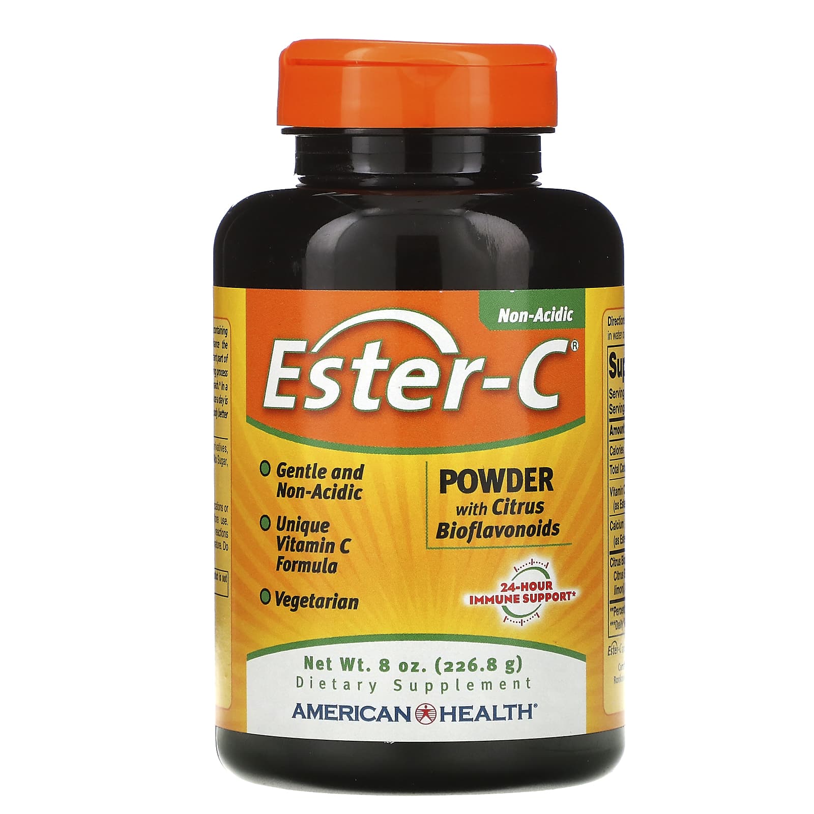 American Health, Ester-C Powder with Citrus Bioflavonoids Vegetarian, 8 Oz Liquid UPC 076630170512 | HiLife Vitamins