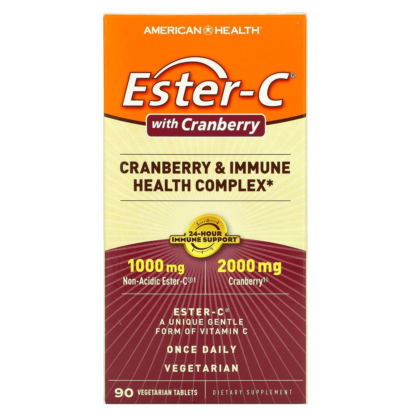 American Health, Ester-C Immune UT Formula, 90 Tablets UPC 076630292399 | HiLife Vitamins