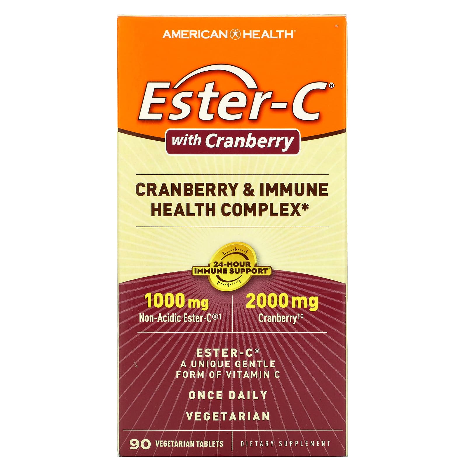 American Health, Ester-C Immune UT Formula, 90 Tablets UPC 076630292399 | HiLife Vitamins