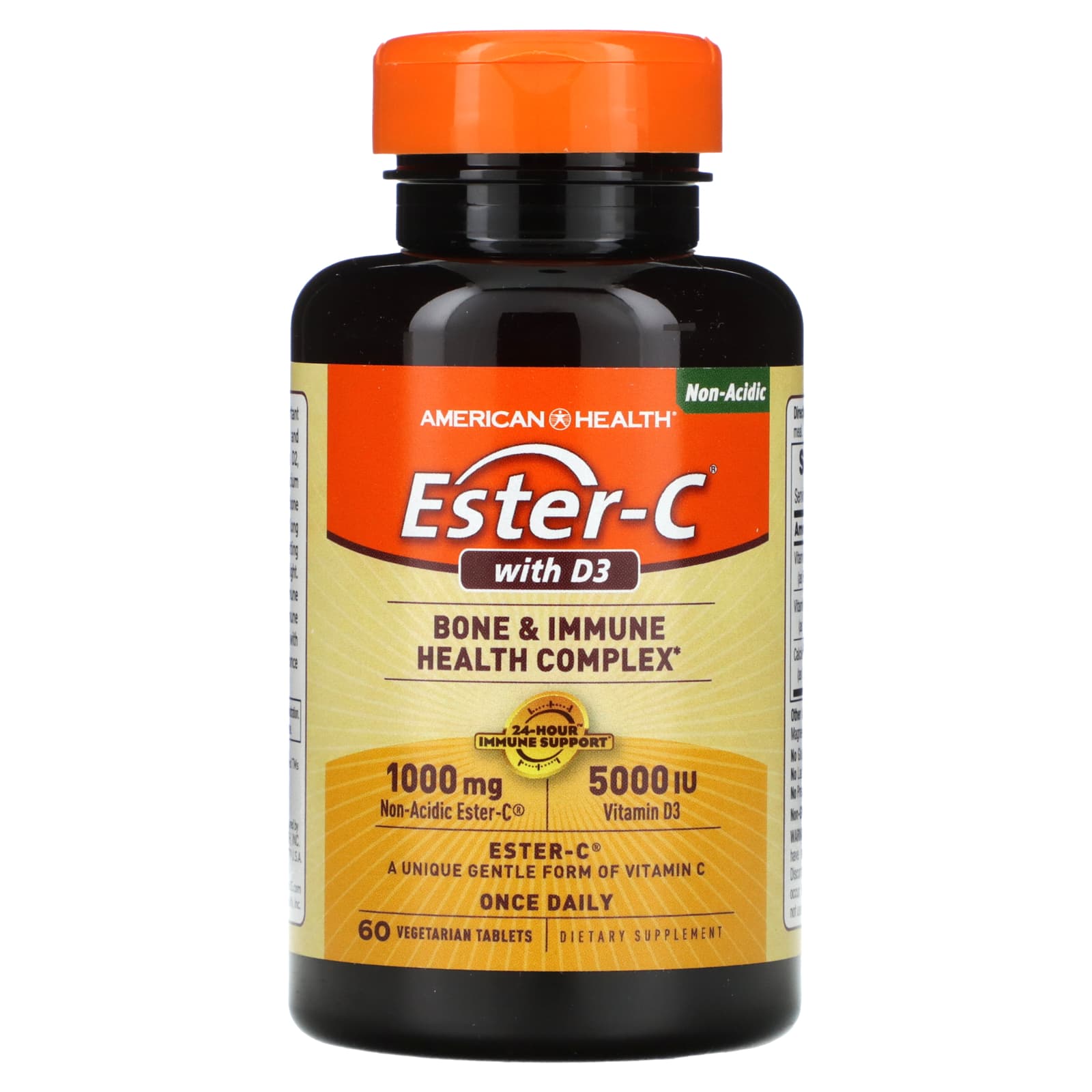 American Health, Ester-C D3, 60 Tablets UPC 076630347105 | HiLife Vitamins