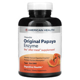 American Health, Papaya Enzyme Original, 600 Chewables - 076630501057 | Hilife Vitamins