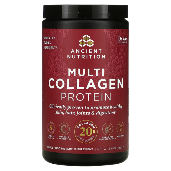 Ancient Nutrition, Multi Collagen Protein, 8.6 oz - 816401022172 | Hilife Vitamins