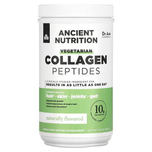 Ancient Nutrition, Vegetarian Collagen Peptides Powder, 9.9 OZ - 816401026026 | Hilife Vitamins