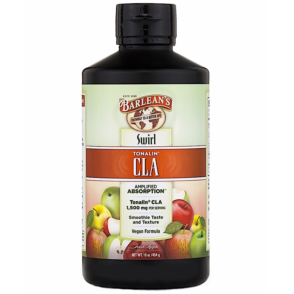 Barlean’s, CLA Fresh Apple Swirl, 16 Oz Liquid UPC 705875000468 | HiLife Vitamins