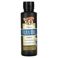 Barlean's, Lignan Flax Oil, 8 Oz UPC 705875000048 | HiLife Vitamins