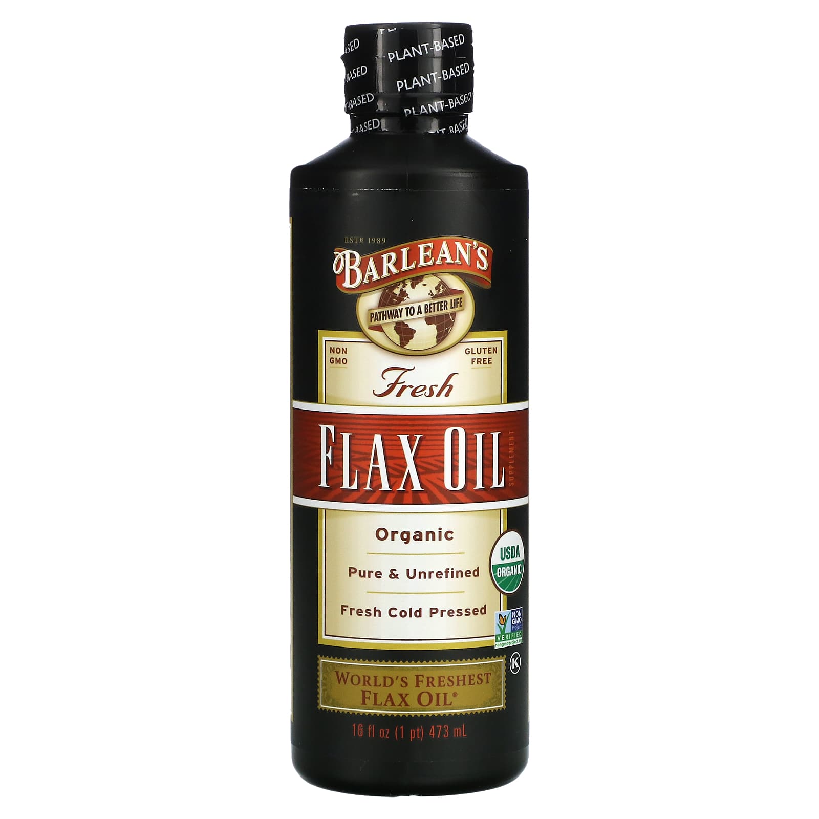 Barlean's, Flax Oil Fresh, 16 Oz Liquid UPC 705875000130 | HiLife Vitamins
