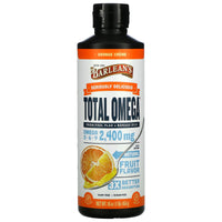 Barlean's, Orange Crème Total Omega, 16 Oz Liquid UPC 705875000277 | HiLife Vitamins
