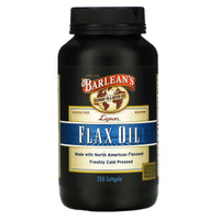 Barlean's, Lignan Flax Oil, 250 Softgels UPC 705875100083 | HiLife Vitamins