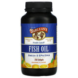 Barlean’s, resh Catch, Fish Oil Supplement, Omega-3 EPA/DHA, Orange, 250 Softgels - 705875610087 | Hilife Vitamins