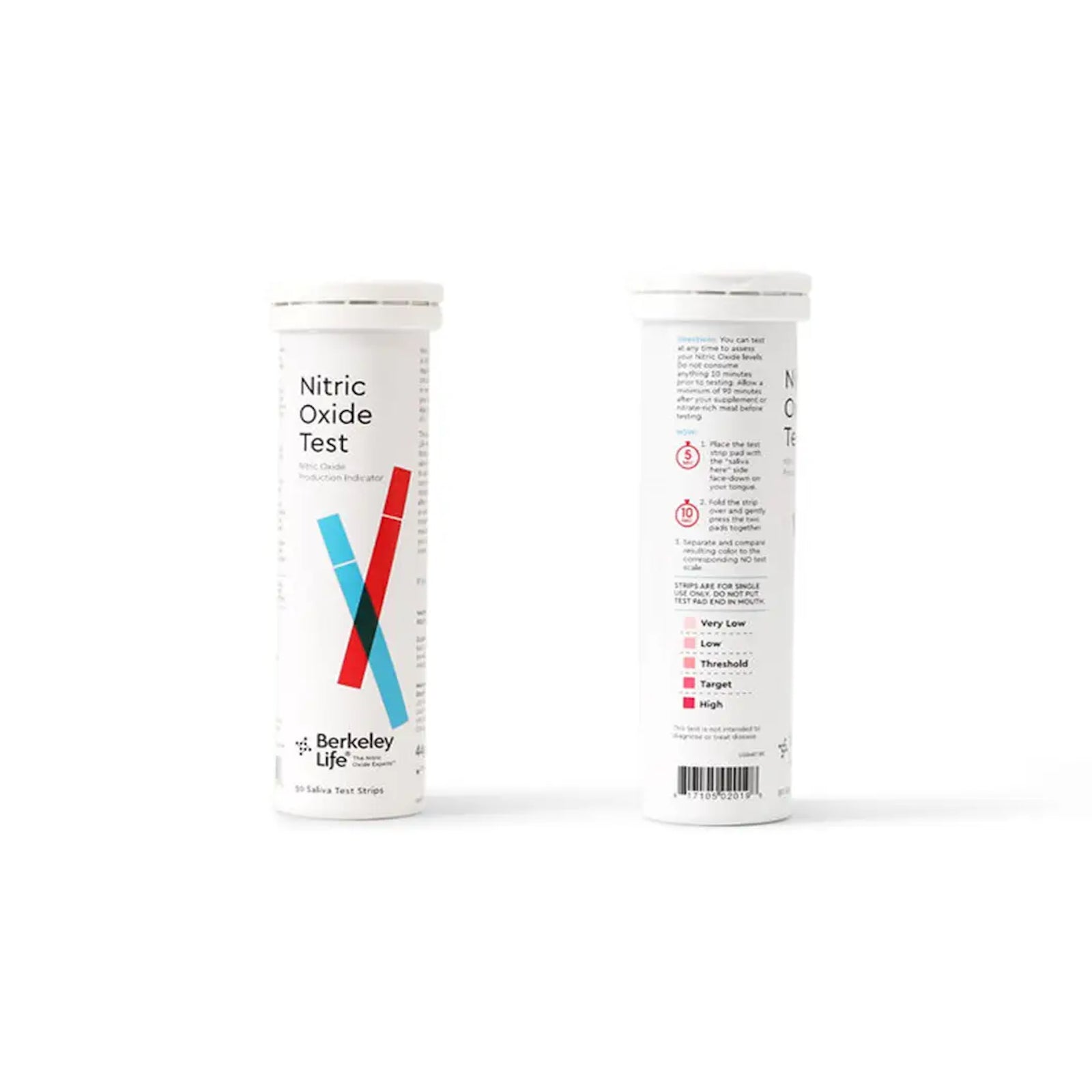 Berkeley Life Professional, Nitric Oxide Test Strips, 50 Test Strips UPC 817105020198 | HiLife Vitamins