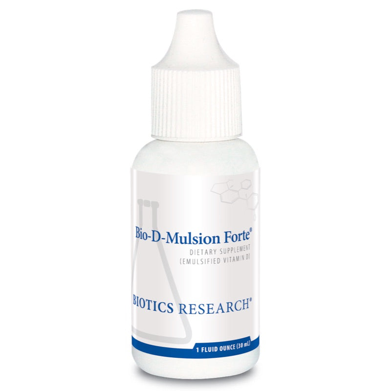 Biotics Research, Bio D-Mulsion Forte, 1 fl oz UPC 780053000492 | HiLife Vitamins