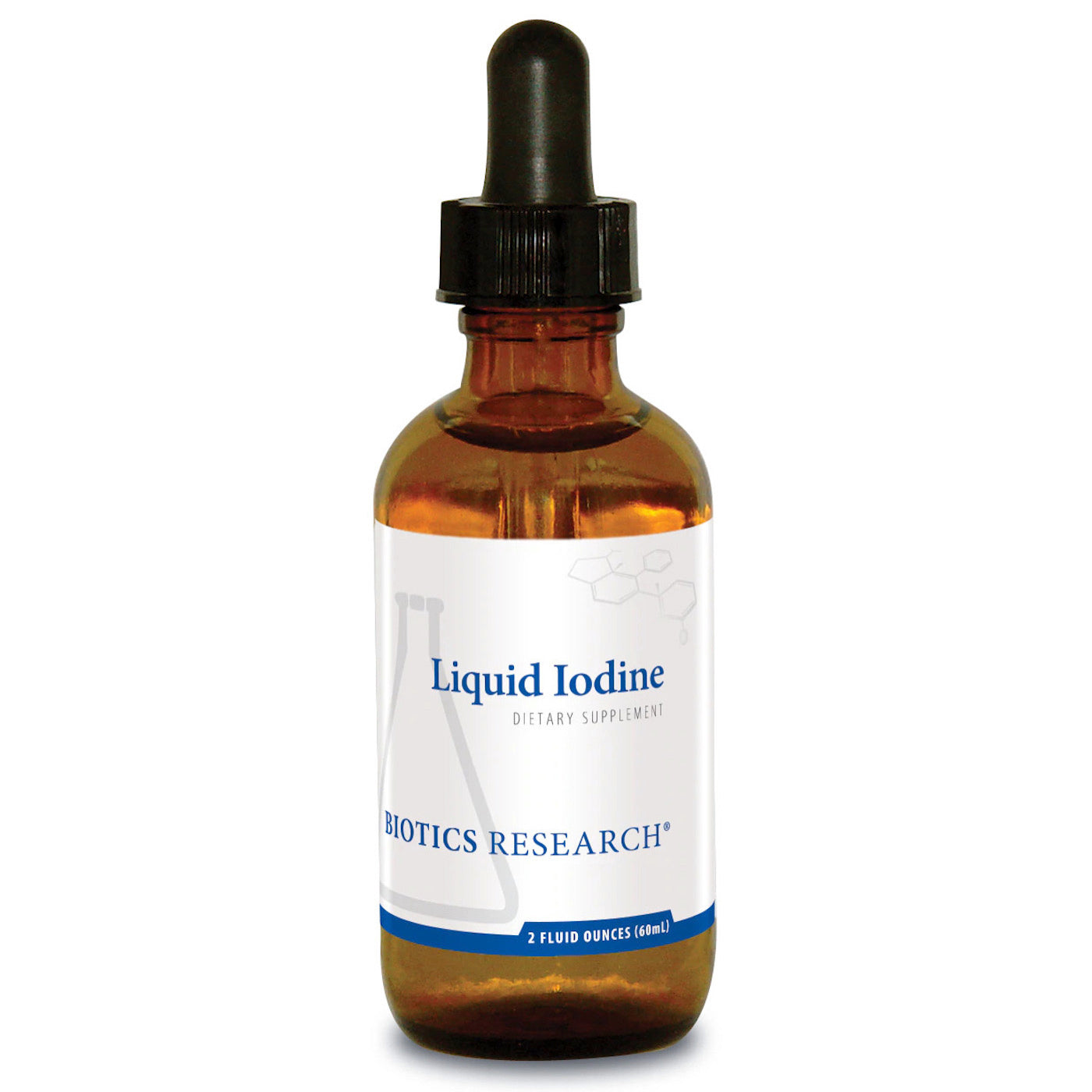 Biotics Research, Liquid Iodine, 2 Oz UPC 780053001864 | HiLife Vitamins