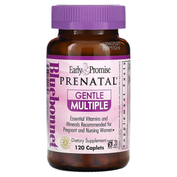 Bluebonnet, Early Promise, Prenatal, Gentle Multiple, 120 Caplets - 743715001756 | Hilife Vitamins