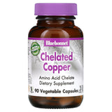 Bluebonnet, Albion Chelated Copper 3 mg, 90 Vegetarian Capsules - 743715006652 | Hilife Vitamins