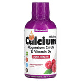 Bluebonnet, Liquid Calcium Magnesium Citrate Raspberry, 16 Oz - 743715006942 | Hilife Vitamins