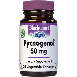 Bluebonnet, Pynogenol 50 mg, 30 Vegetable Capsules - 743715008328 | Hilife Vitamins