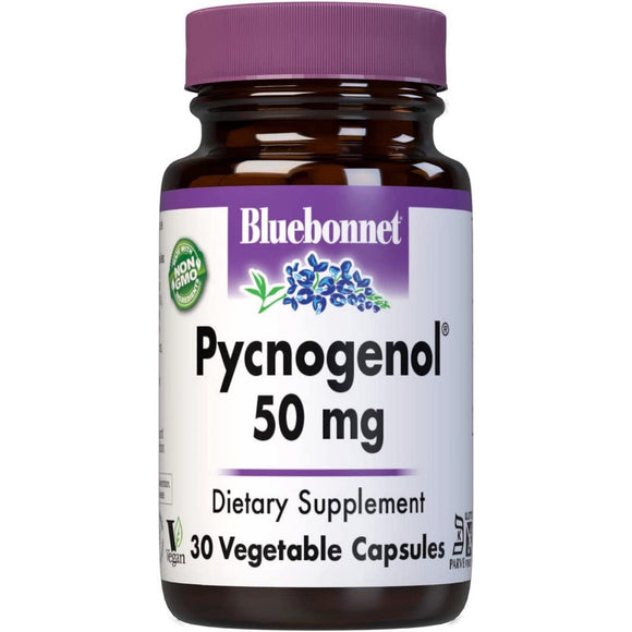 Bluebonnet, Pynogenol 50 mg, 30 Vegetable Capsules - 743715008328 | Hilife Vitamins