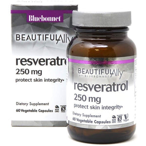 Bluebonnet, Age-Less Trans-Resveratrol 250 mg, 60 Vegetarian Capsules - 743715008779 | Hilife Vitamins