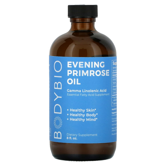 BodyBio, Evening Primrose Oil Liquid, 8 fl oz - 743474993378 | Hilife Vitamins
