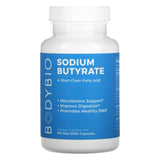 BodyBio, Sodium Butyrate, 100 Non-GMO Capsules - 743474999905 | Hilife Vitamins