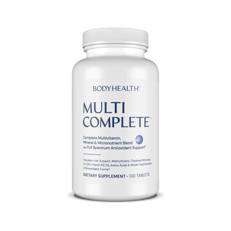 Bodyhealth, Complete Multi + Daily Liver Support, 120 Tablets UPC 850039655449 | HiLife Vitamins