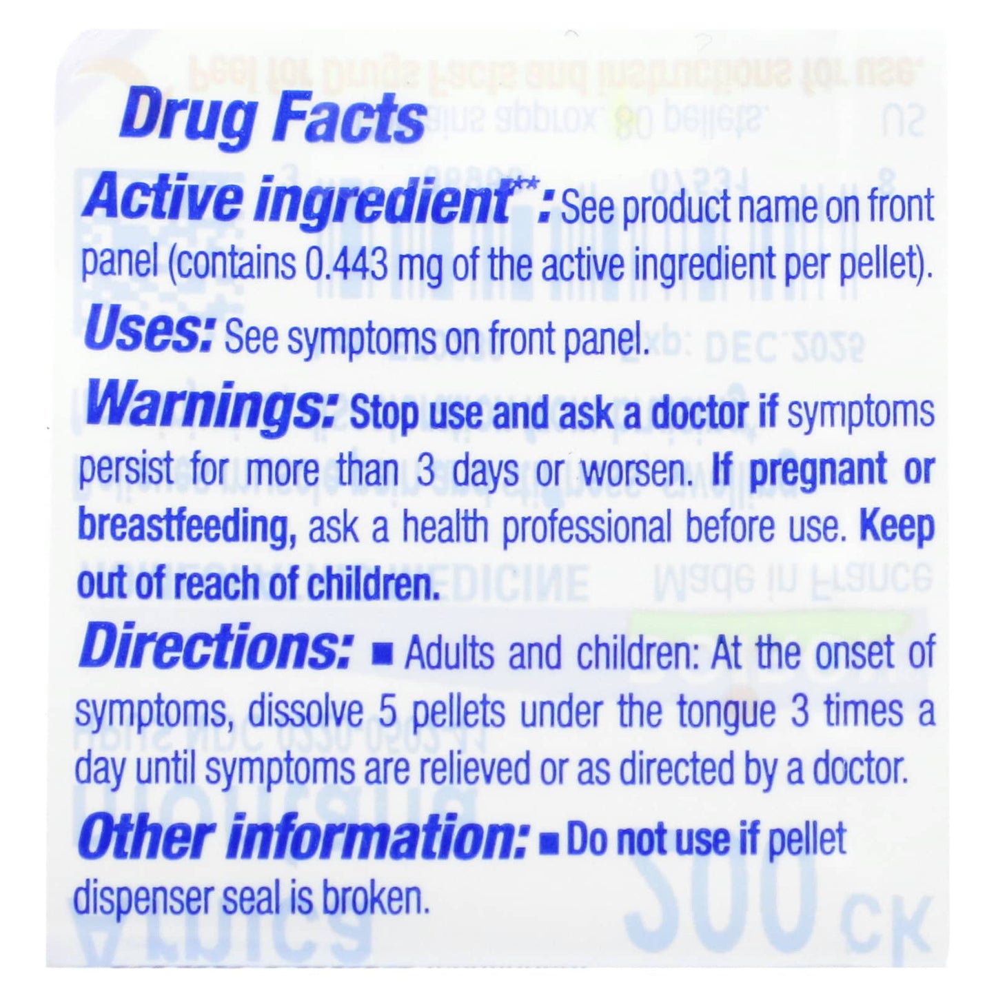 Boiron, arnica Montana 200ck, 80 pellets UPC 306960075318 | HiLife Vitamins