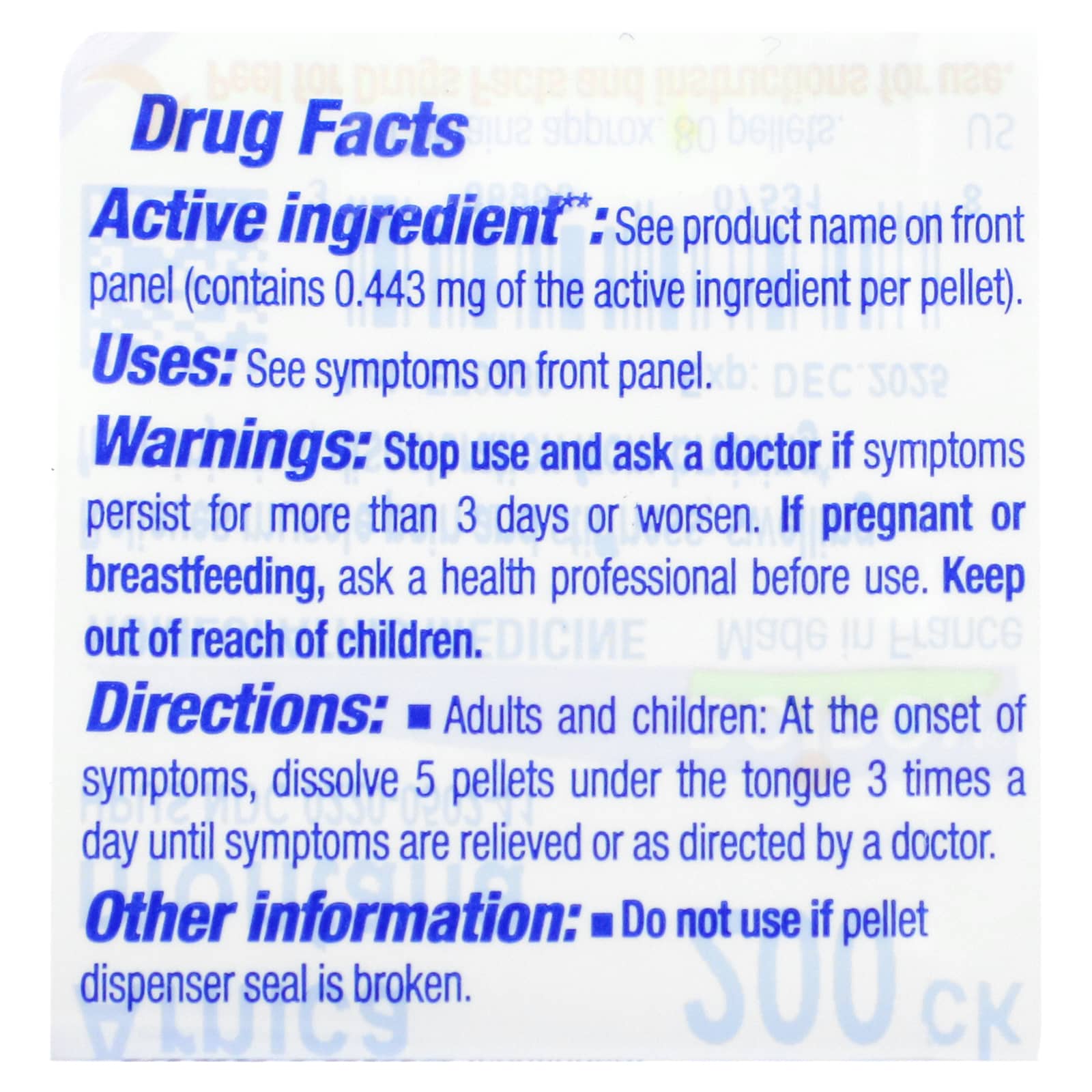 Boiron, arnica Montana 200ck, 80 pellets UPC 306960075318 | HiLife Vitamins