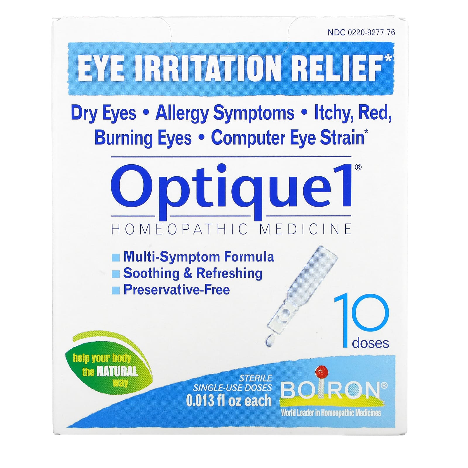 Boiron, Optique 1 Eye Drops 10dose, .013 Oz UPC 306962193713 | HiLife Vitamins