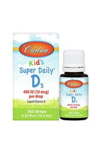Carlson Labs, Super Daily D3 for Kids 400IU, 1 Liquid