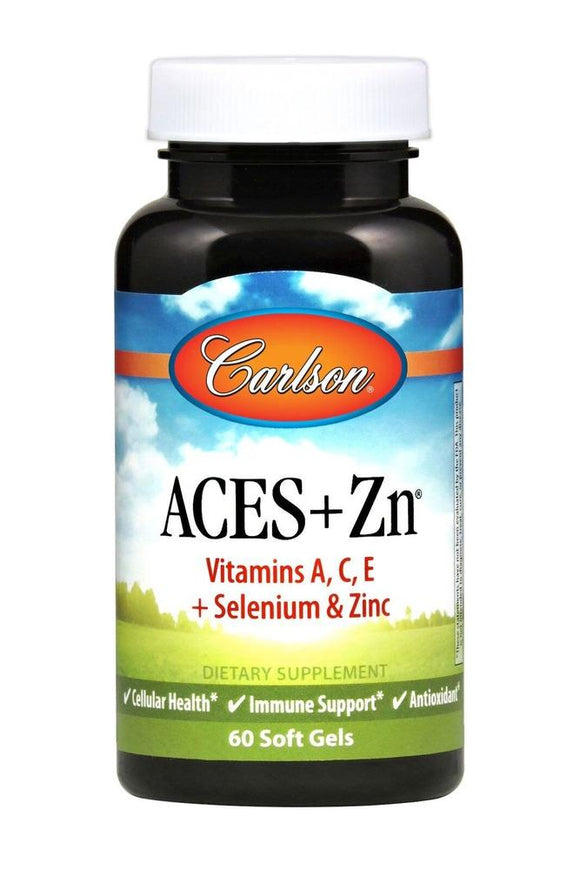 Carlson Labs, ACES + Zn, 60 Softgels