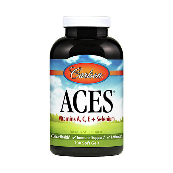 Carlson Labs, Aces, 300 Softgels - 088395044342 | Hilife Vitamins