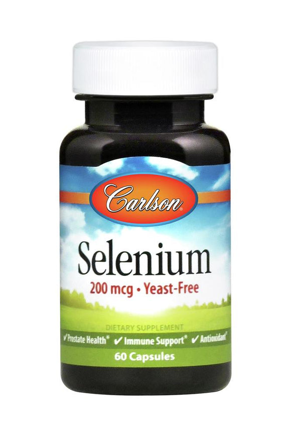 Carlson Labs, Selenium 200 mcg, 60 Capsules