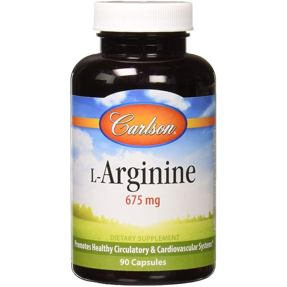 Carlson Labs, L-Arginine, 90 Capsules - 088395067310 | Hilife Vitamins