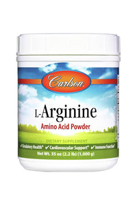 Carlson Labs, L-Arginine Pwd, 1000 Bottle - 088395067365 | Hilife Vitamins