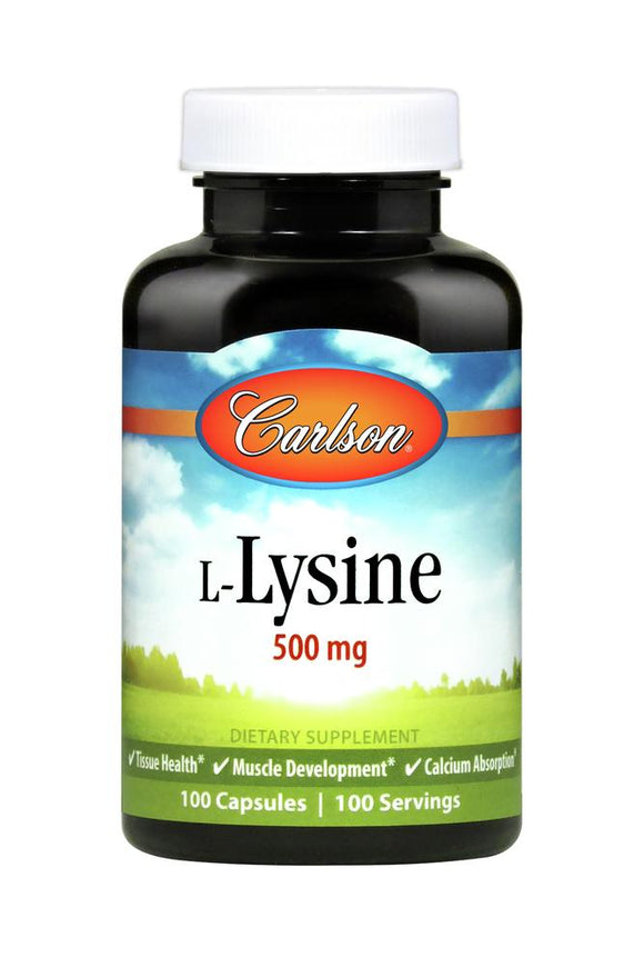 Carlson Labs, L-Lysine, 100 Capsules