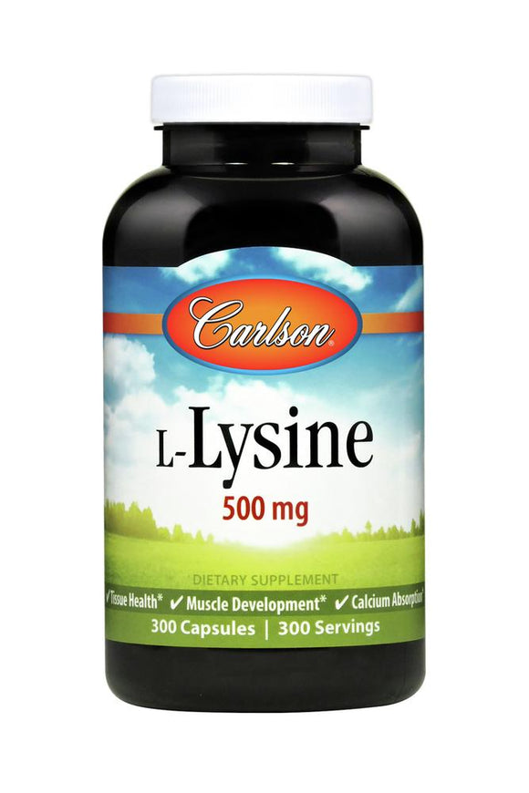 Carlson Labs, L-Lysine, 300 Capsules