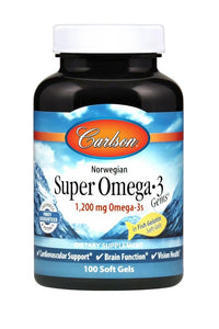 Carlson Labs, Super Omega-3 Gems--Fish Gelatin, 100 - 088395153105 | Hilife Vitamins