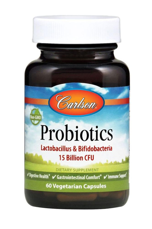 Carlson Labs, Mens Probiotics, 60 Capsules