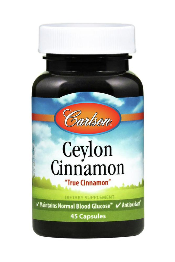 Carlson Labs, Ceylon Cinnamon 500mg, 45 Capsules