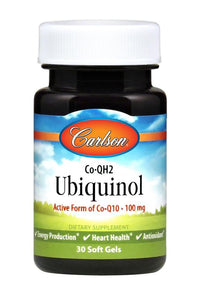 Carlson Labs, CO.QH Ubiquinol 100 mg., 30 Softgels