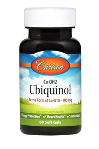 Carlson Labs, CO.QH Ubiquinol 100 mg., 60 Softgels