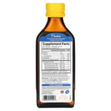 Carlson Labs, The Very Finest Fish Oil 200ml Lemon, 6.7 Oz - [product_sku] | HiLife Vitamins