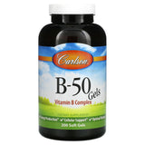 Carlson Labs, B-50 Gel, 200 Softgels - 088395020629 | Hilife Vitamins